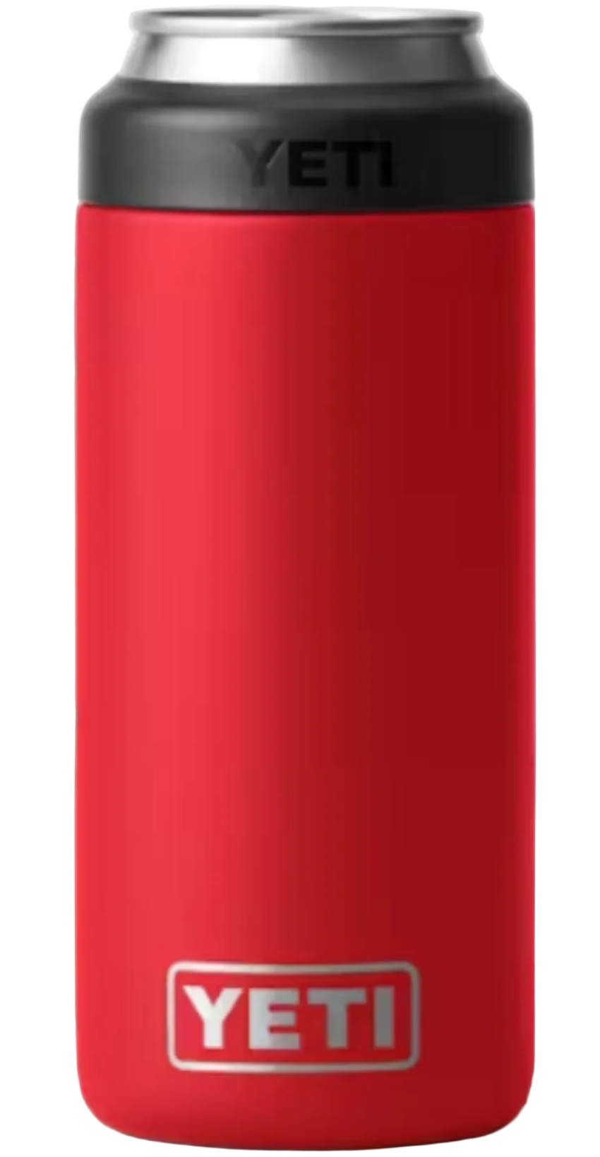 Yeti Rambler 12 oz Colster Slim Can Cooler Rescue Red