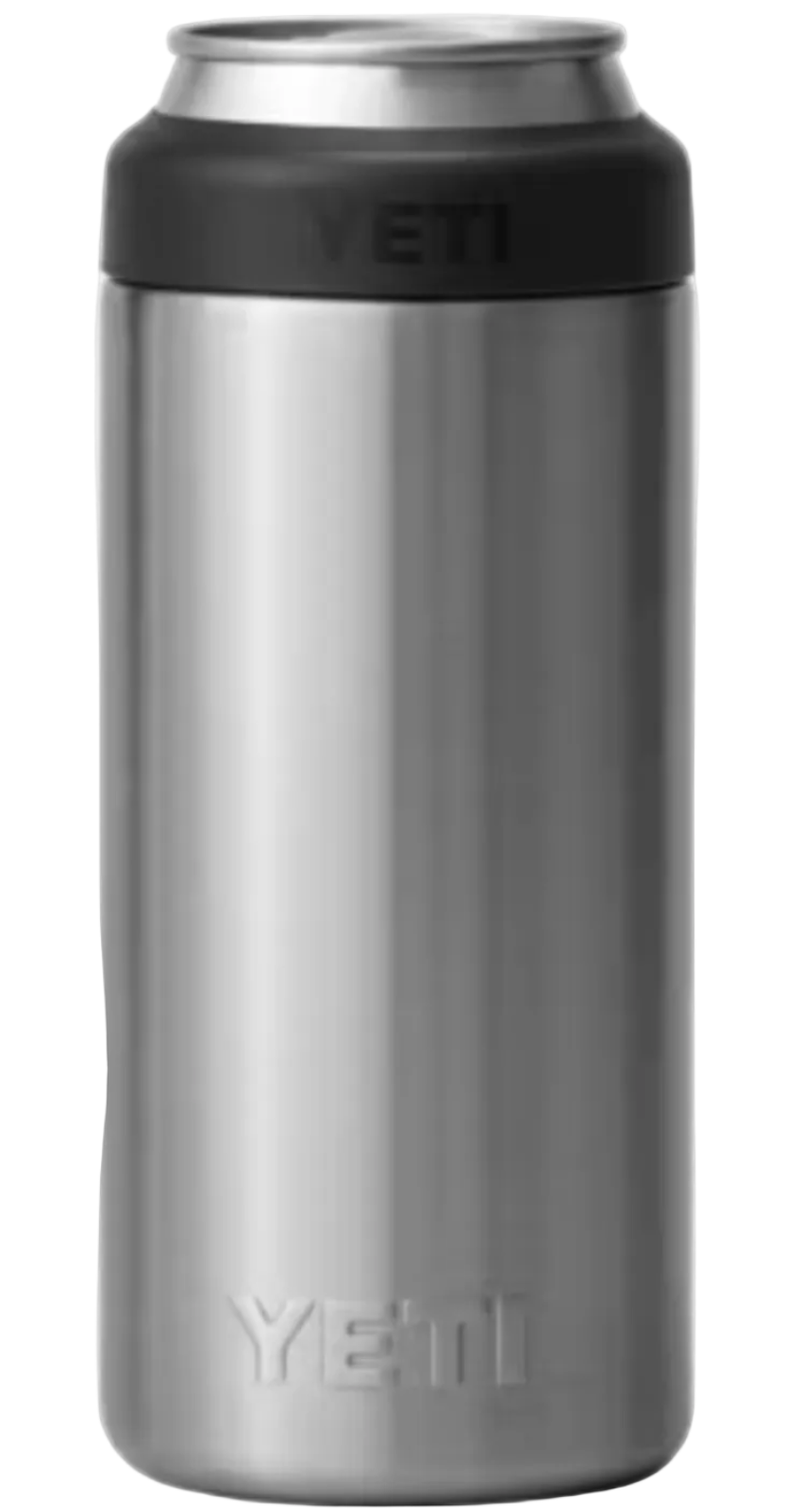Yeti Rambler 12 oz Colster Slim Can Cooler Stainless Steel