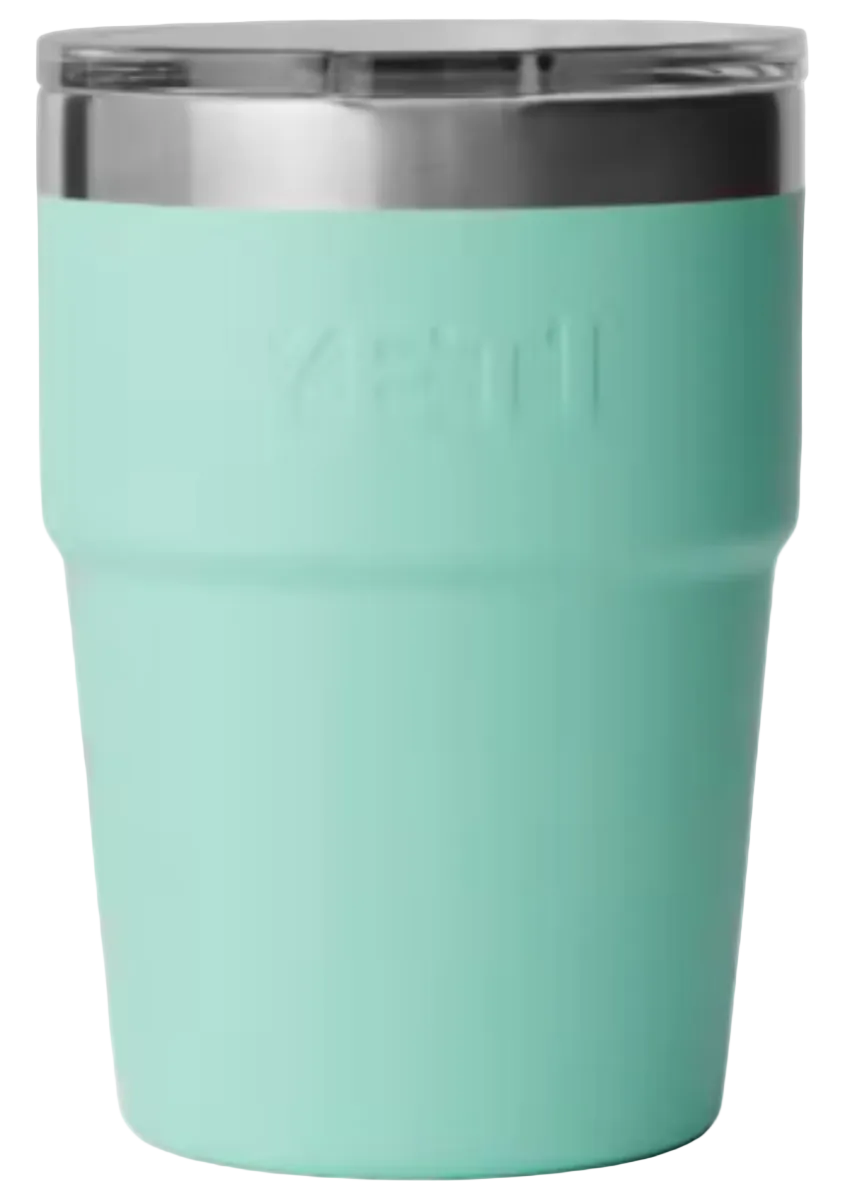 Yeti Rambler 16 oz Stackable Cup with Magslider Lid Seafoam