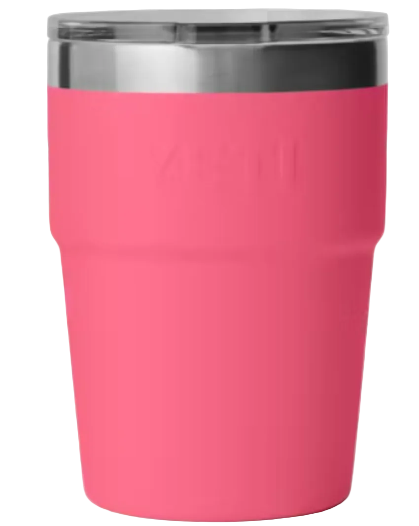 Yeti Rambler 16 oz Stackable Cup with Magslider Lid Tropical Pink