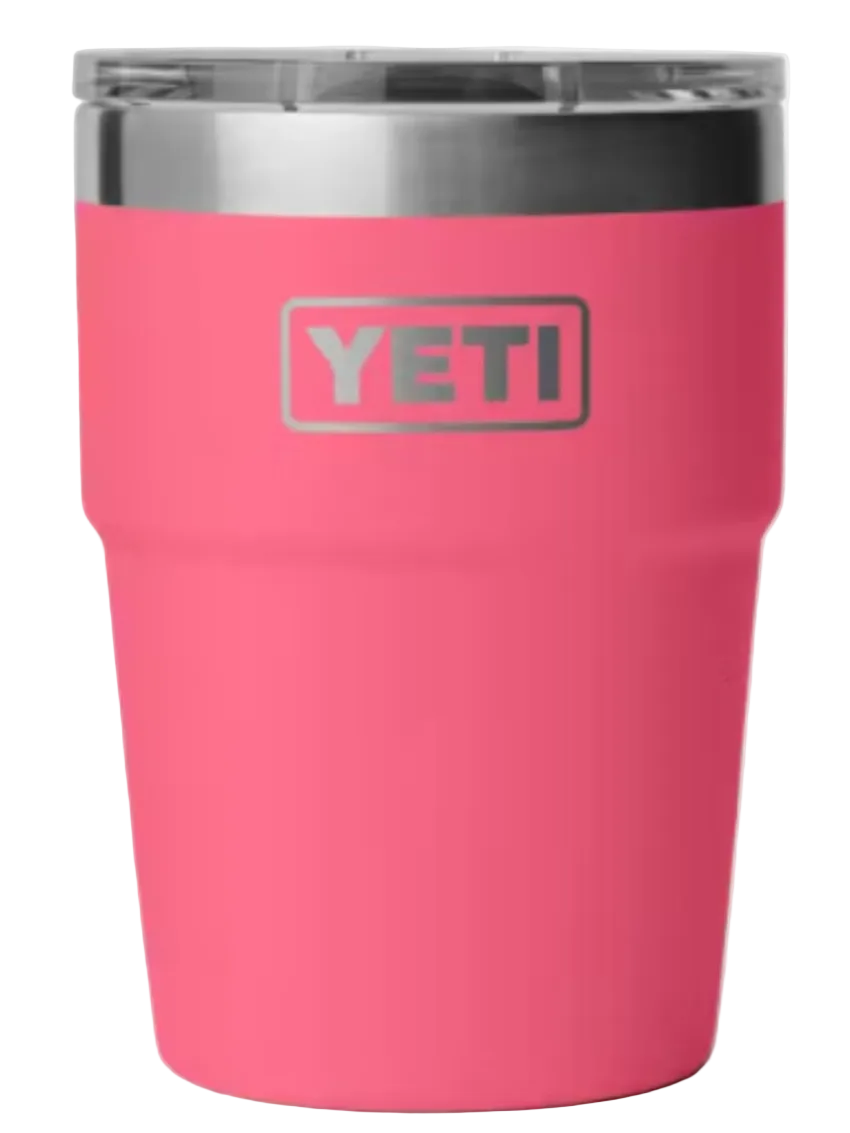 Yeti Rambler 16 oz Stackable Cup with Magslider Lid Tropical Pink