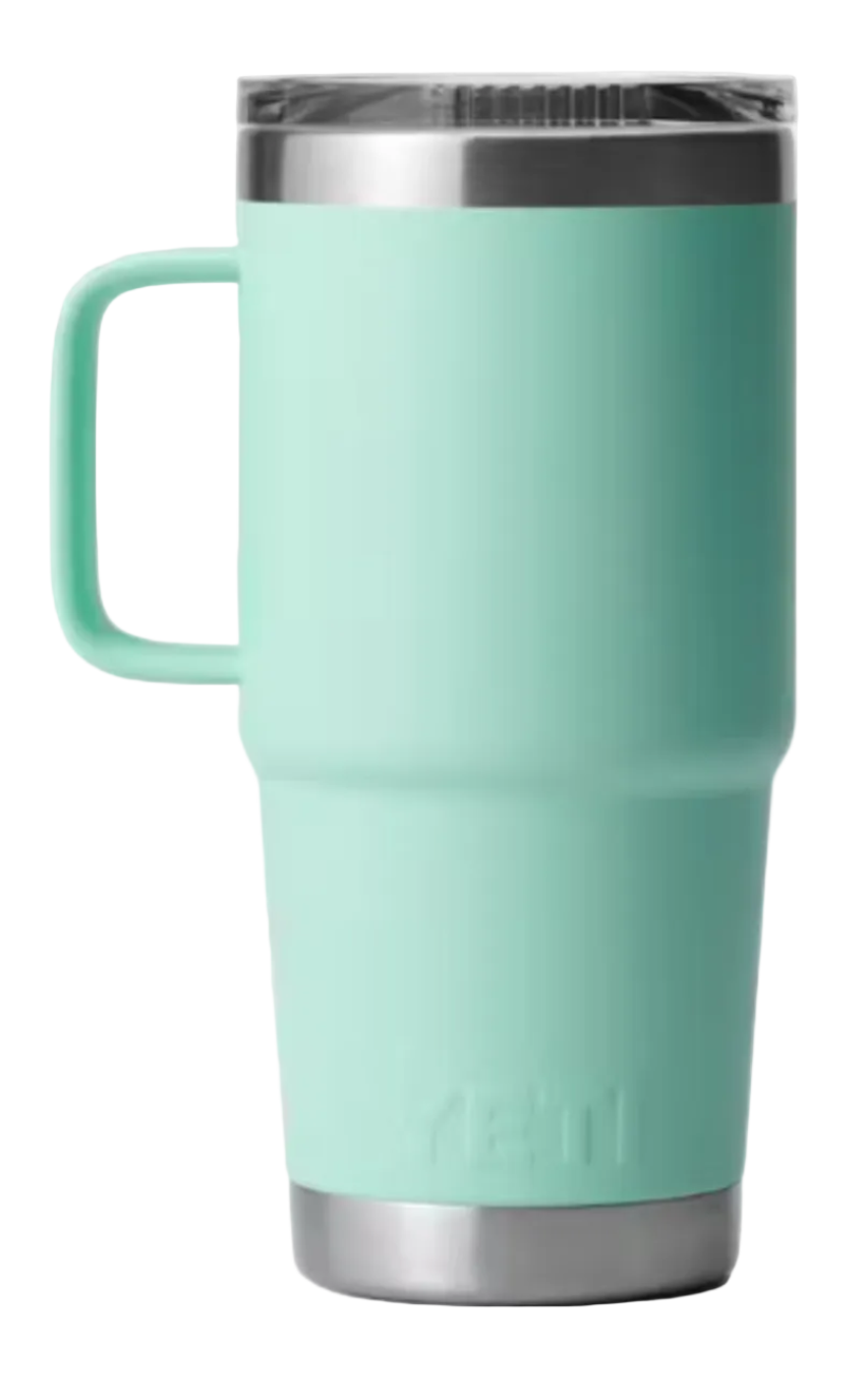 Yeti Rambler 20 oz Travel Mug with Stronghold Lid Seafoam