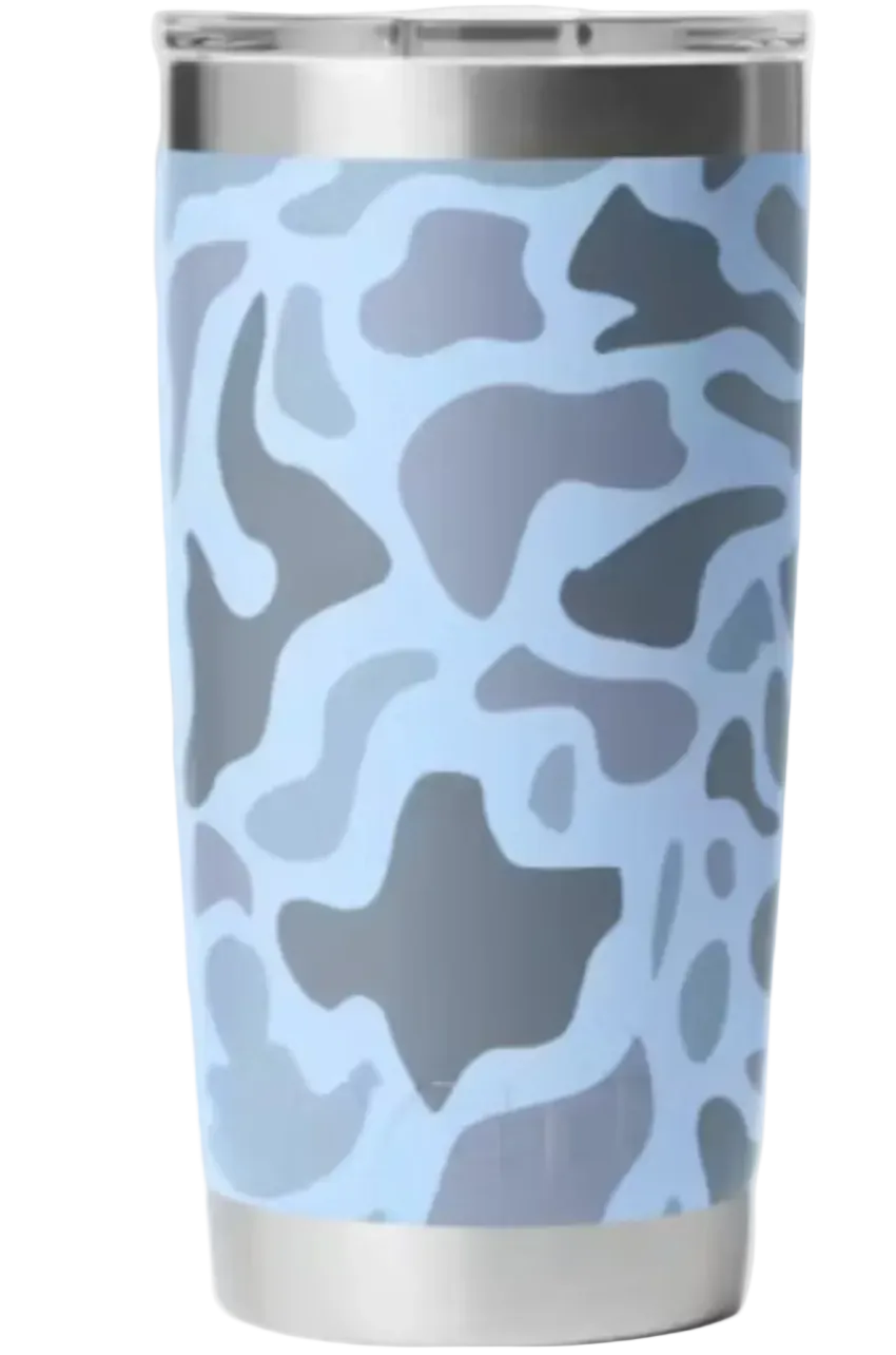 Yeti Rambler 20 oz Tumbler with MagSlider Lid Blue Camo