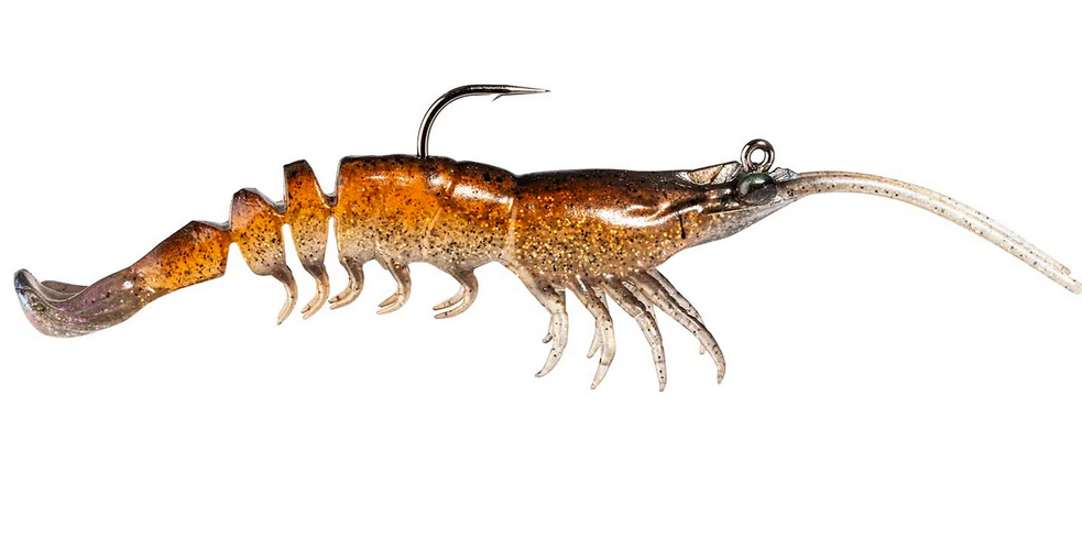 Z-Man PrawnstarZ 3-1/2" 2PK Brown Shrimp