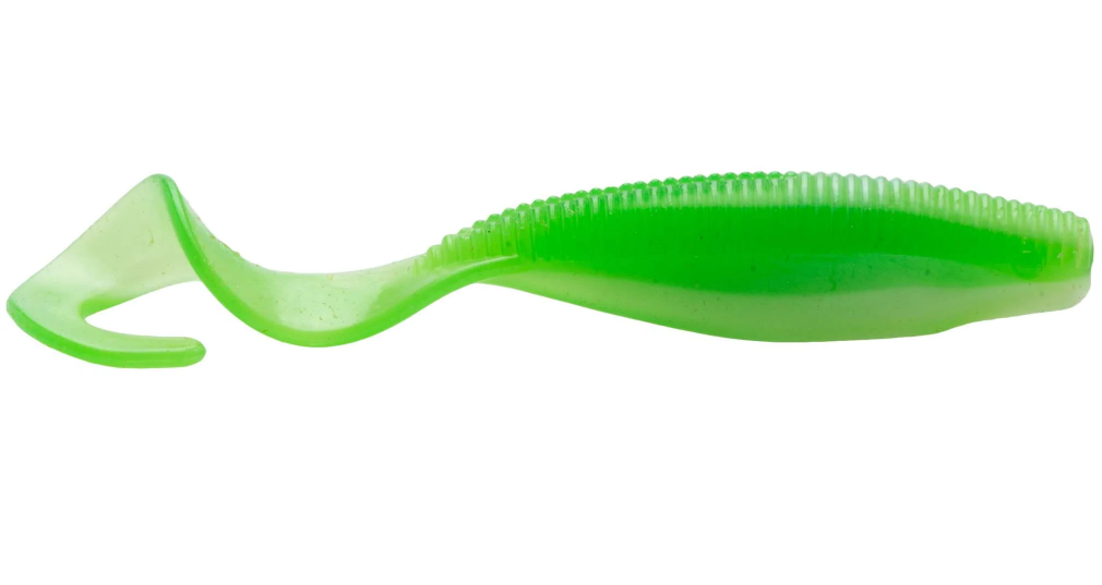 Z-Man Scented Curly TailZ 4" 5pk Lime/Pearl