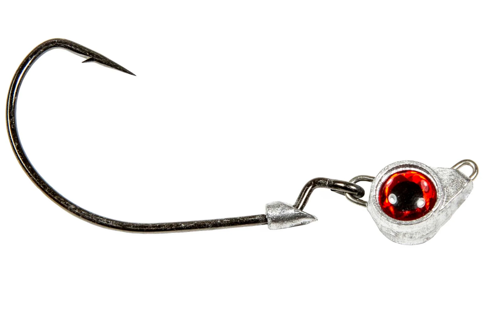 Z-Man Texas Eye Jigheads 1/4 oz 3pk Red