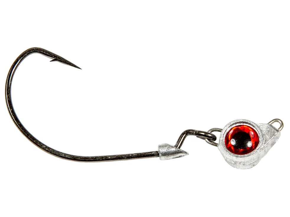 Z-Man Texas Eye Jigheads 1/8 oz 3pk Red