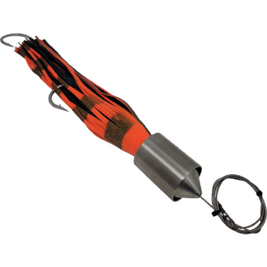 cowbell fishing lures Seaworx Trolling Lure Cowbell Orange/Black