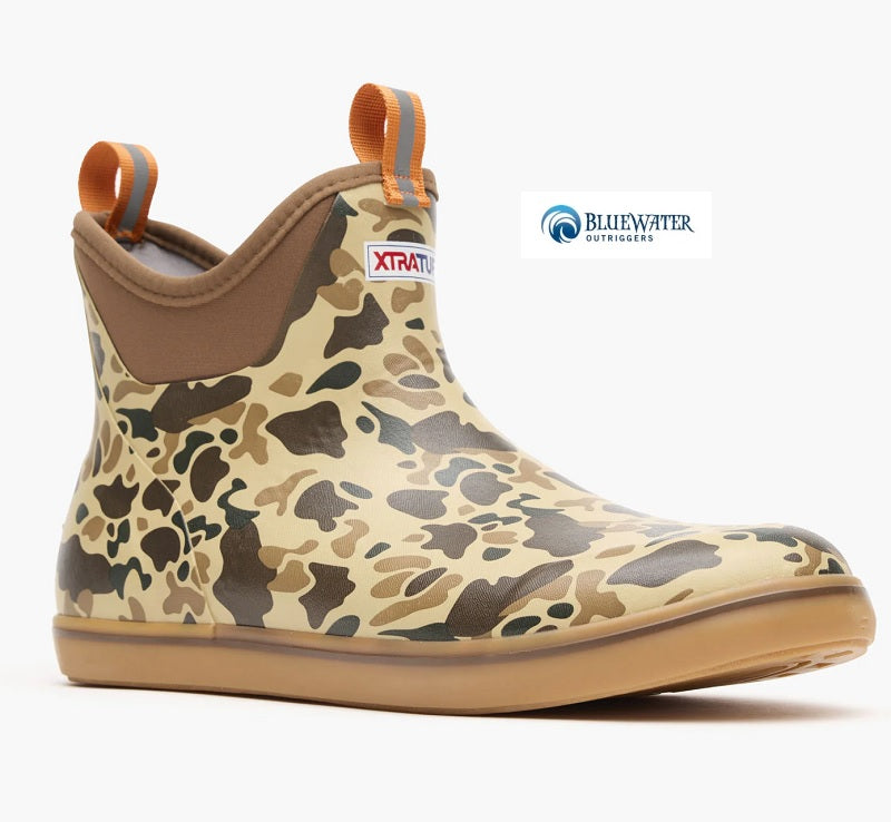 XTRATUF Men's 6" Ankle Deck Boot (Duck Camo)