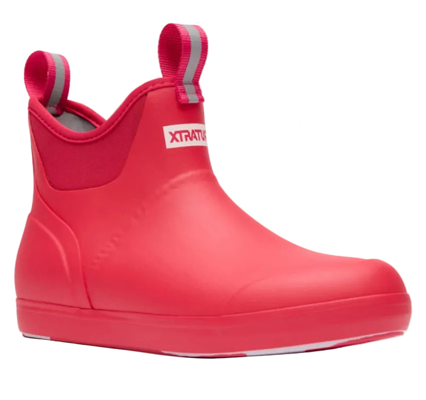 XTRATUF Women's 6" Ankle Deck Boot (Hot Pink)