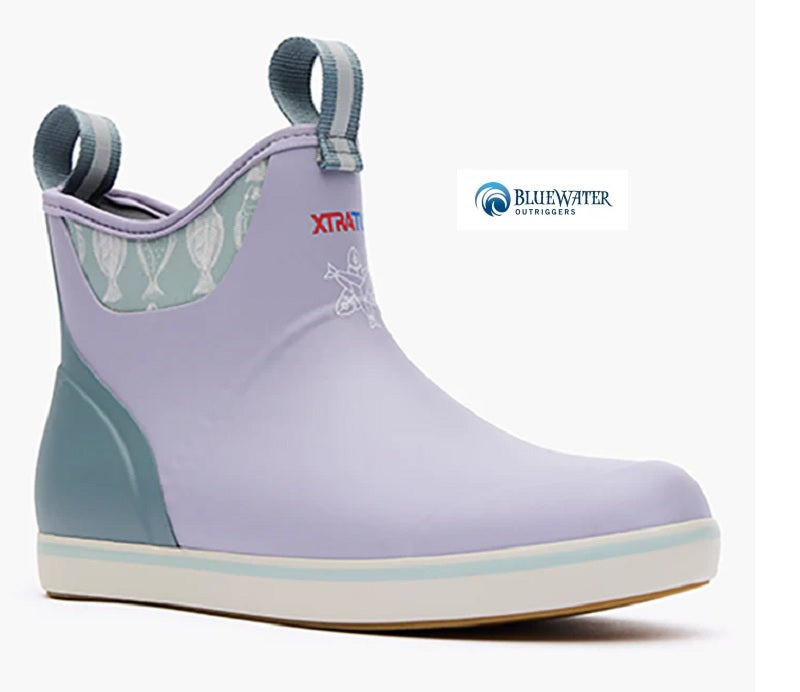 XTRATUF Women's Salmon Sisters 6" Ankle Deck Boot (Lavender)