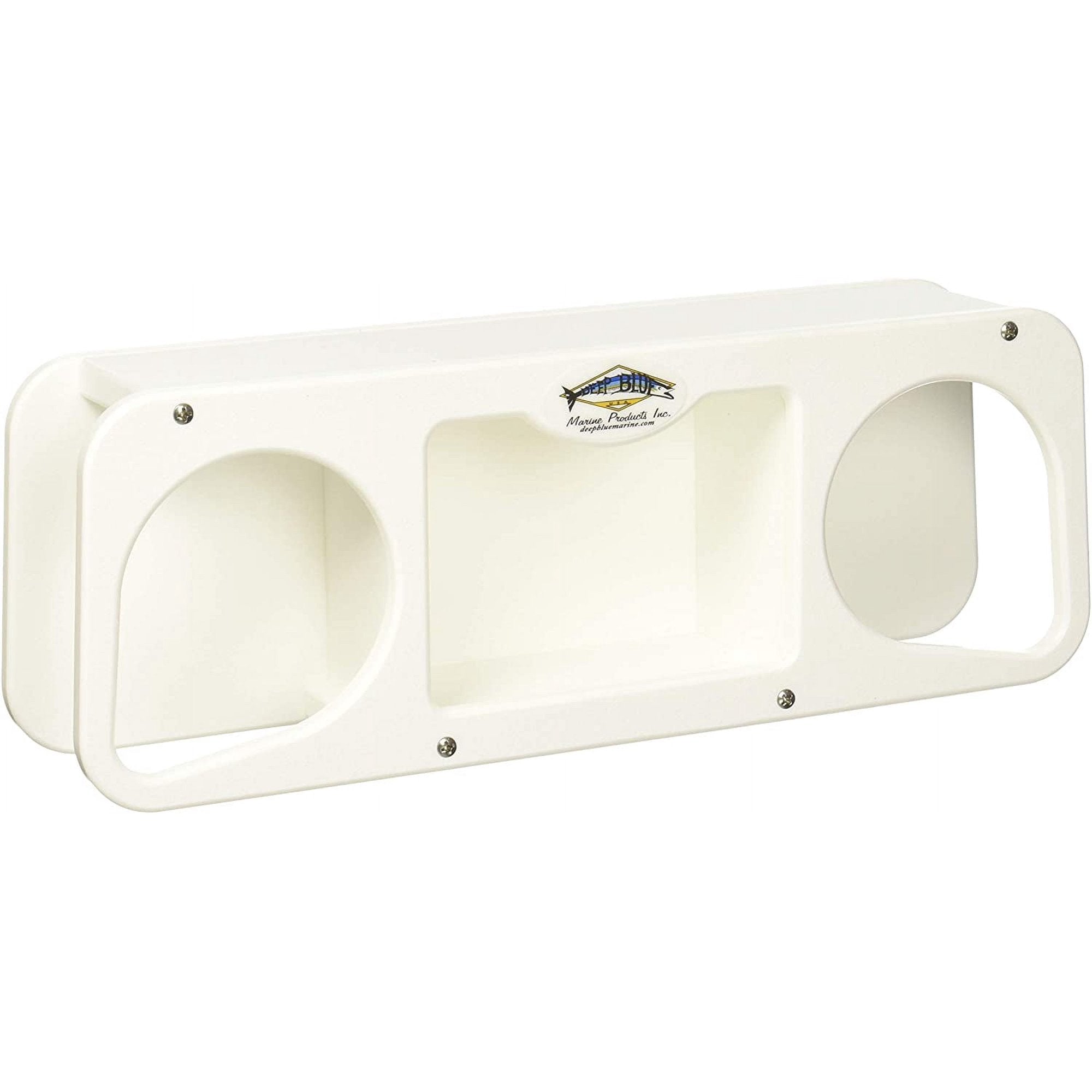 Deep Blue Marine Double Cup Holder With Suction Cups MB-2