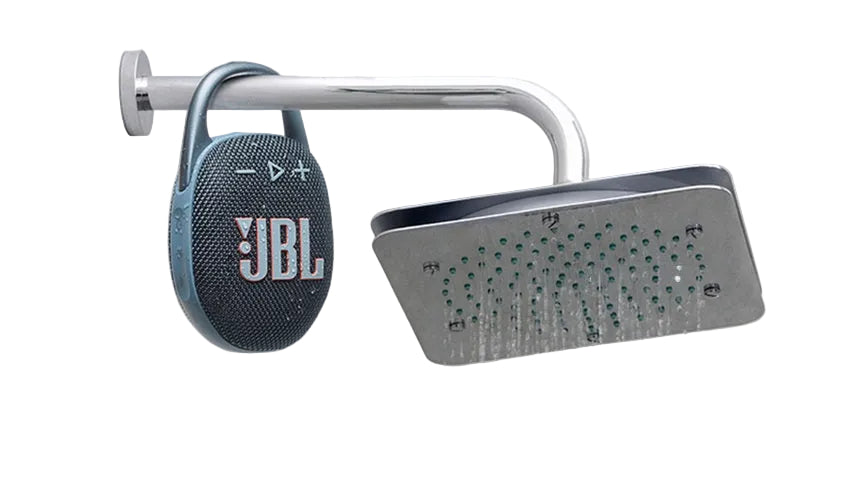 JBL Clip5 Portable Waterproof Bluetooth Speaker (White)