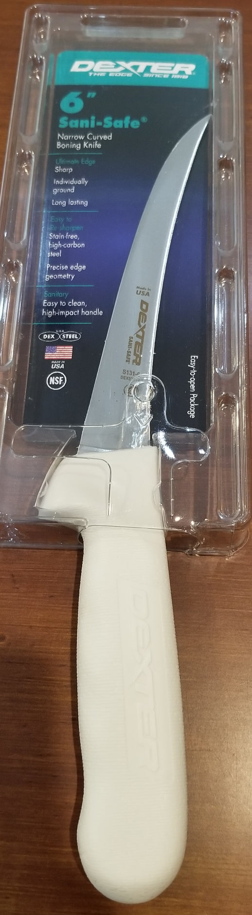 Dexter 6" Sani-Safe Narrow Curved Boning Knife S131-6PCP