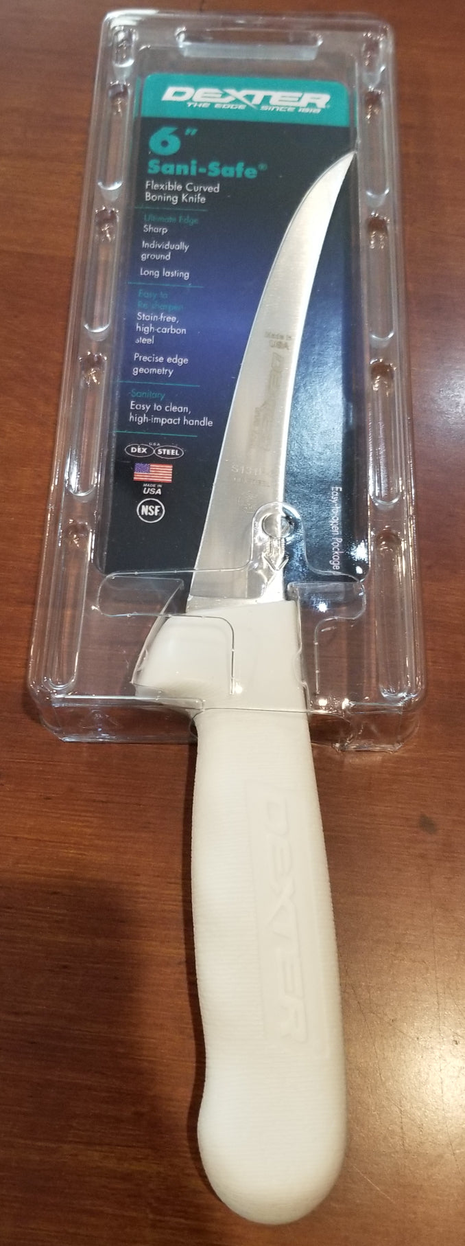 Dexter Sani-Safe 6" Flexible Curved Boning Knife