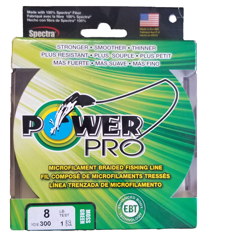 Power Pro Moss Green 8 lb 300 yds Braided Fishing Line