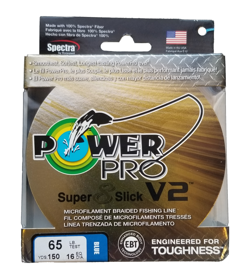 65 lb test braided fishing line Cortland Master Braid (65# - 80# the only material that is slicker than Spectra PowerPro PowerPro 65 Lb Spectra