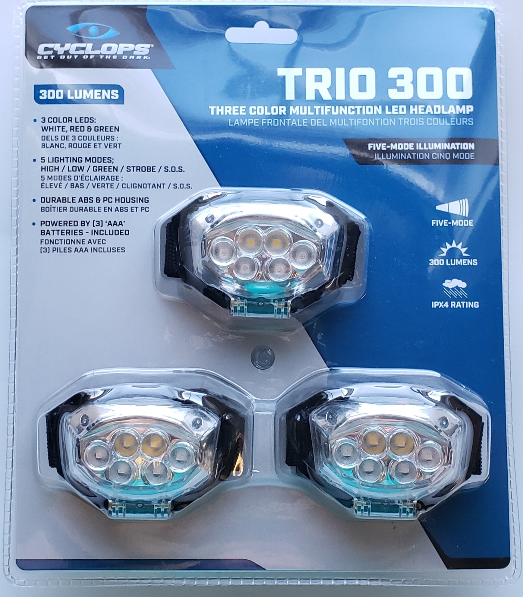 Lampe Frontale LED Headlight 3 ENERGIZER