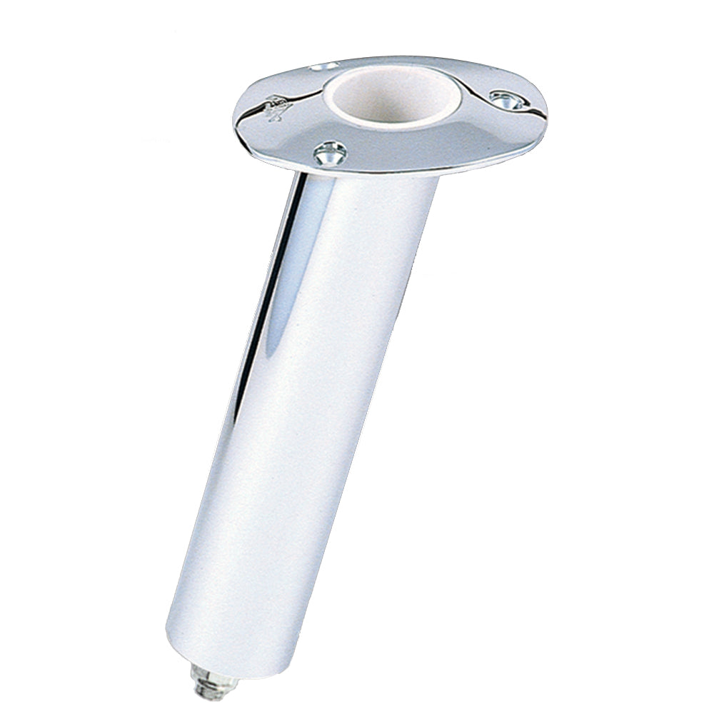 Lees 15 Degree Stainless Steel Swivel Base Flush Mount Rod Holder 225 OD X 105 Tube RH579H