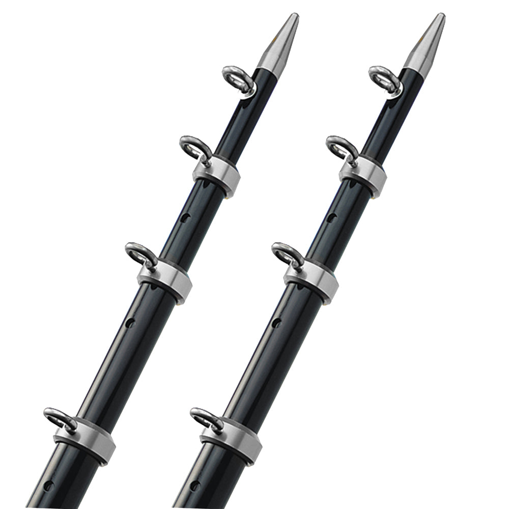 TACO 15 Telescopic Outrigger Poles HD 112 BlackSilver