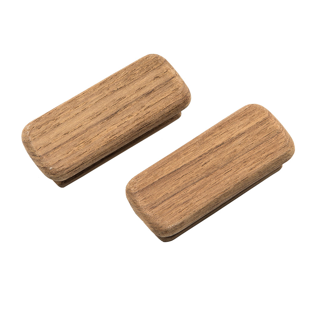 Teak Rectangular Drawer Knob
