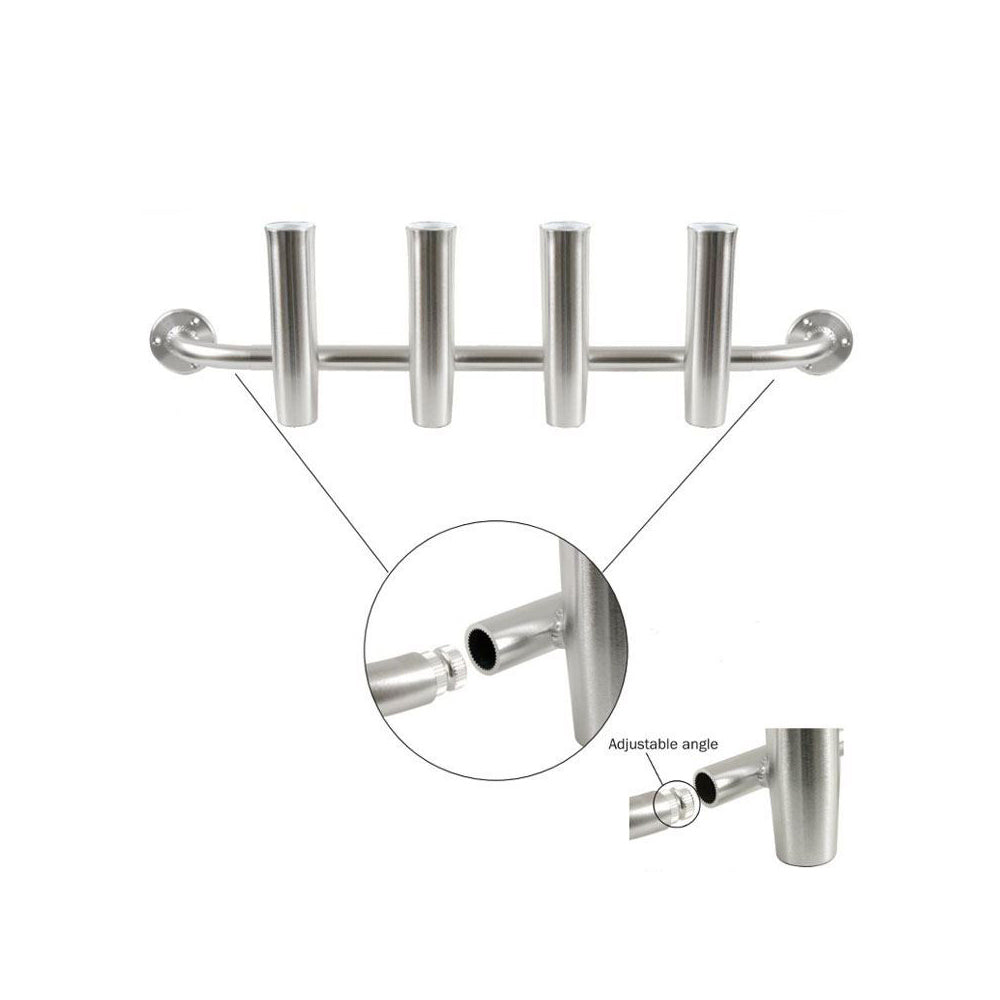 TACO 4Rod Transom Mount Rod Rack
