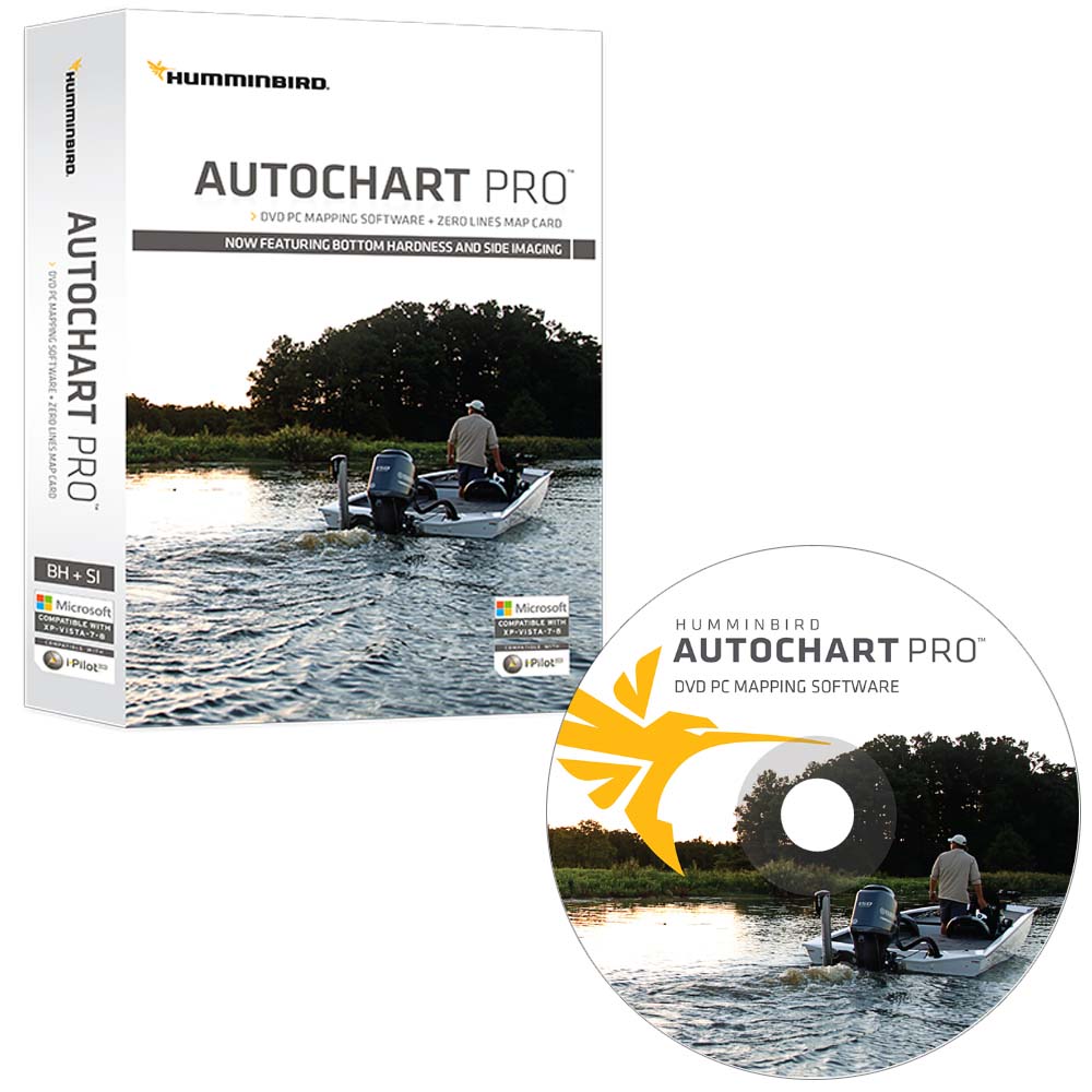Humminbird AutoChart PRO DVD PC Mapping Software