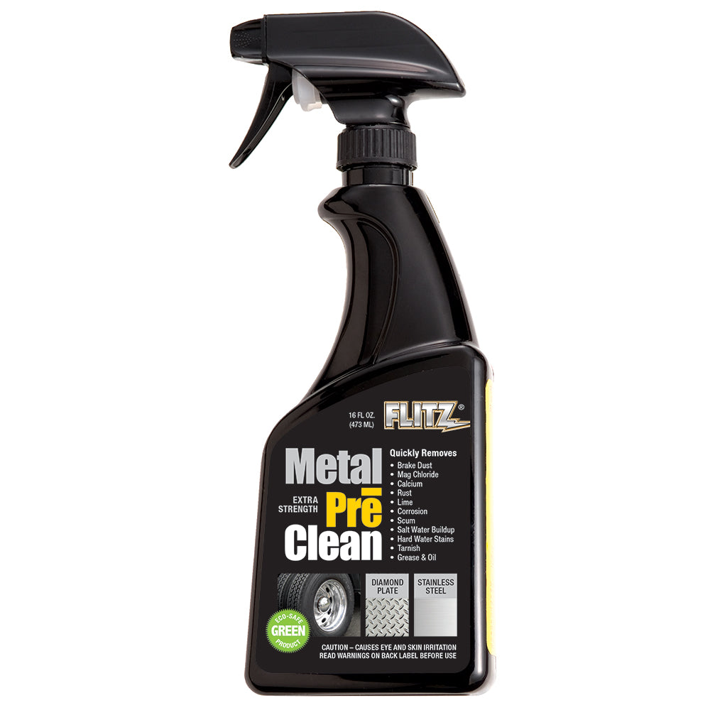 Flitz Metal PreClean All Metals Icluding Stainless Steel 16oz Spray Bottle AL 01706
