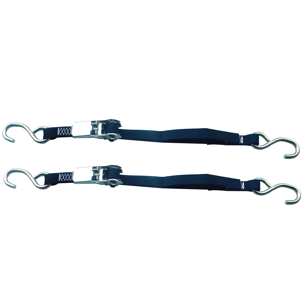 Rod Saver Stainless Steel Ratchet TieDown 1 x 4 Pair