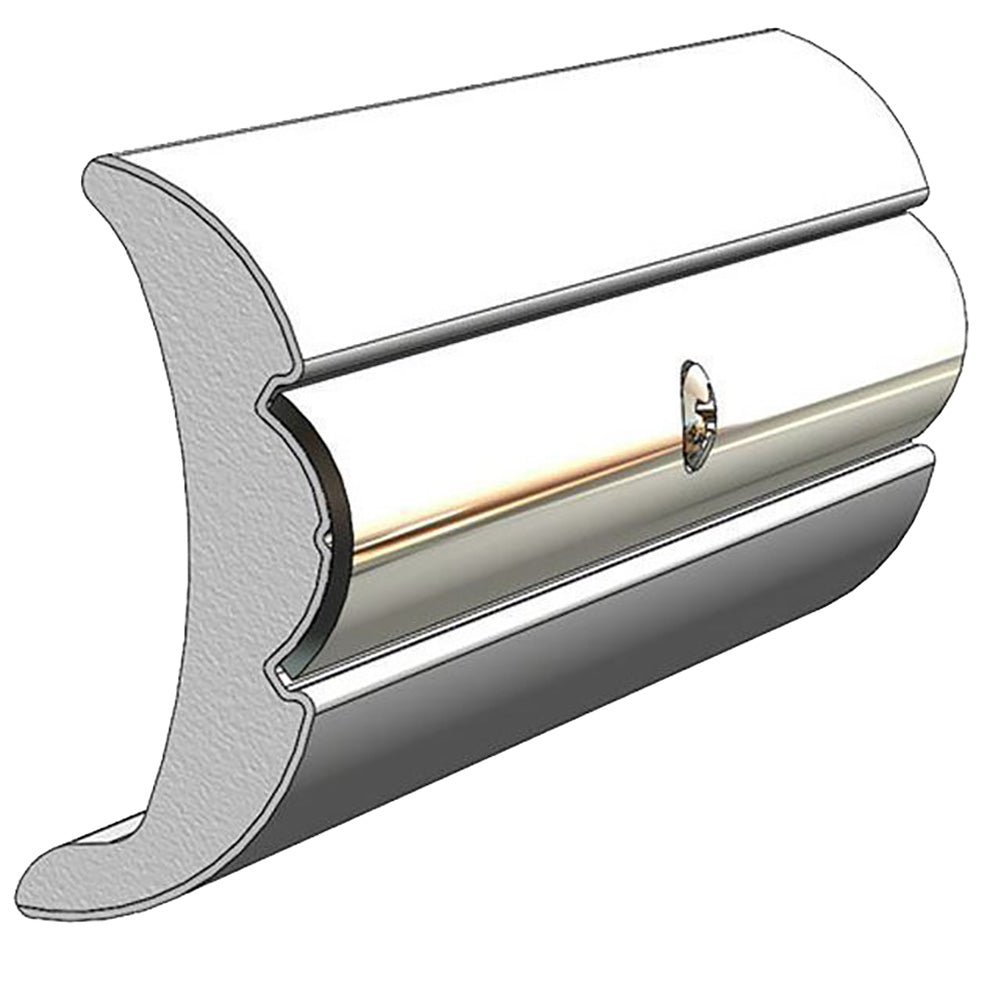TACO Rigid Vinyl FlexCore Rub Rail 2 x 78 Frosty White