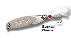 Acme Kastmaster Spoons 1/2oz Chrome White Bucktail
