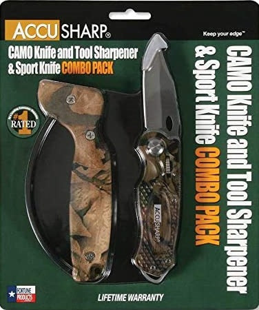 AccuSharp Knife and Tool Sharpener and Sport Knife Combo Pack