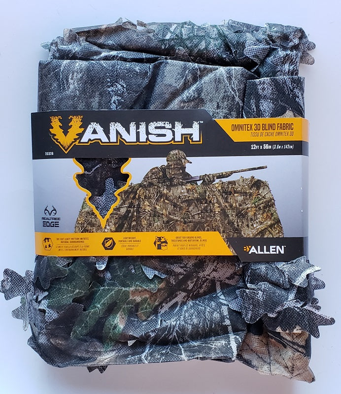 Allen Vanish Omnitex 3D Fabric Blind 12ft x 56in Realtree Edge
