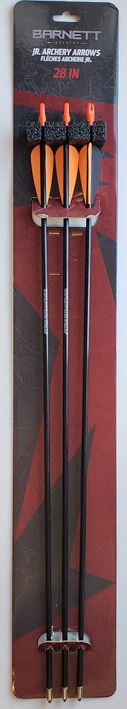 Barnett 28in JR. Archery Arrows 3 pk