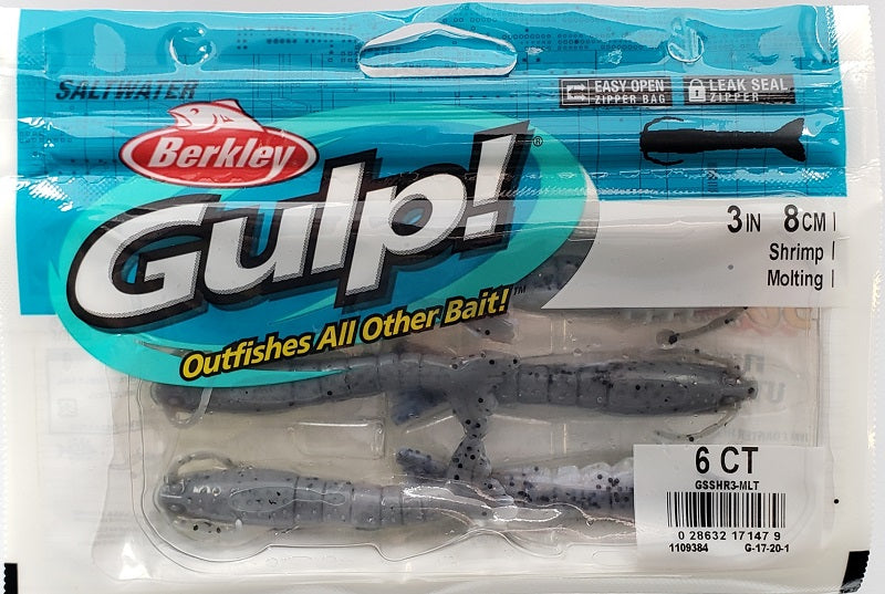 Berkley Gulp! Shrimp Molting 3" 6pk