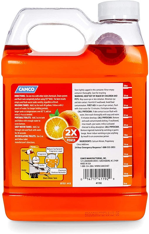 Camco TST Max Orange Power RV Toilet Treatment - 32 oz 41192