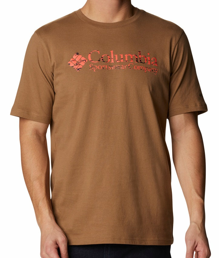 ★★Columbia★★ STREET ARCH LOGO SS TSHIRTS Light Melange C Columbia Men's CSC Basic Logo S/S Tee 257