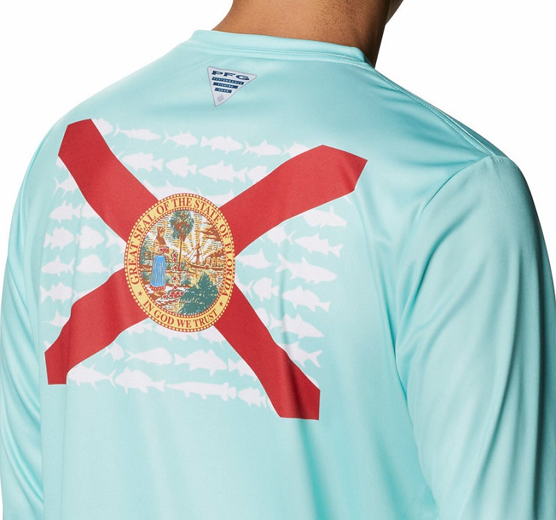 Columbia Men's Terminal Tackle PFG Florida State Fish Flag™ L/S 498