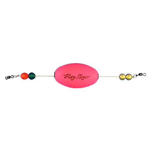 Comal Bay Slayer Oval Rattle Float 2.5" Pink