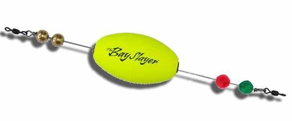 Comal Bay Slayer Oval Rattle Float 2.5" Yellow