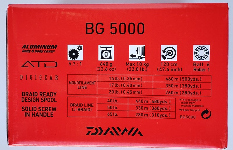 Daiwa BG 5000 Spinning Reel