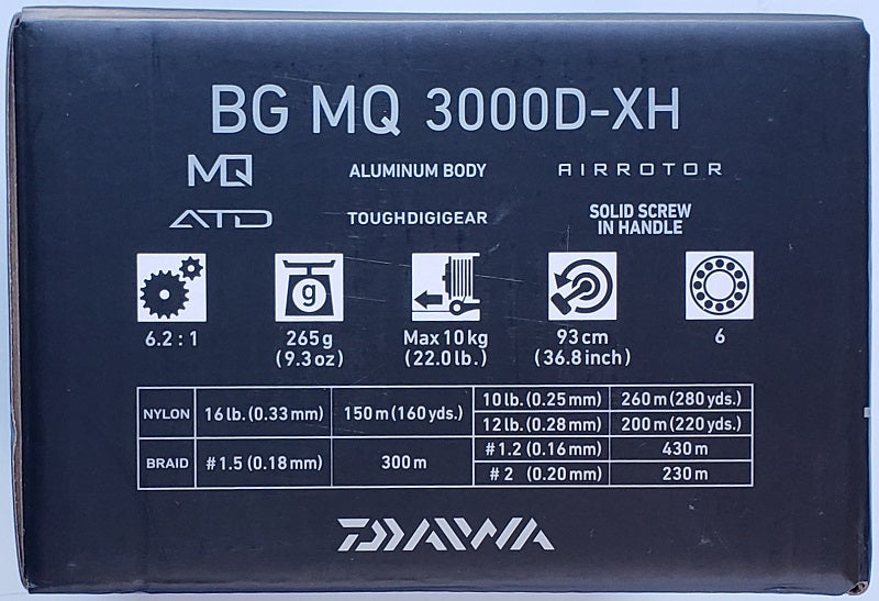 Daiwa BG MQ 3000D-XH Spinning Reel