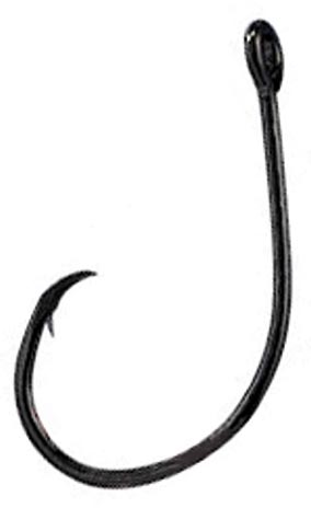 eagle claw fish hook Eagle Claw Lazer Circle Hook Platinum Black 2/0 3/0
