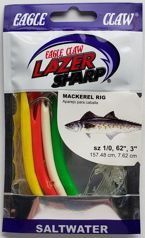 Eagle Claw L942-1/0 Mackerel Tube Rig 48