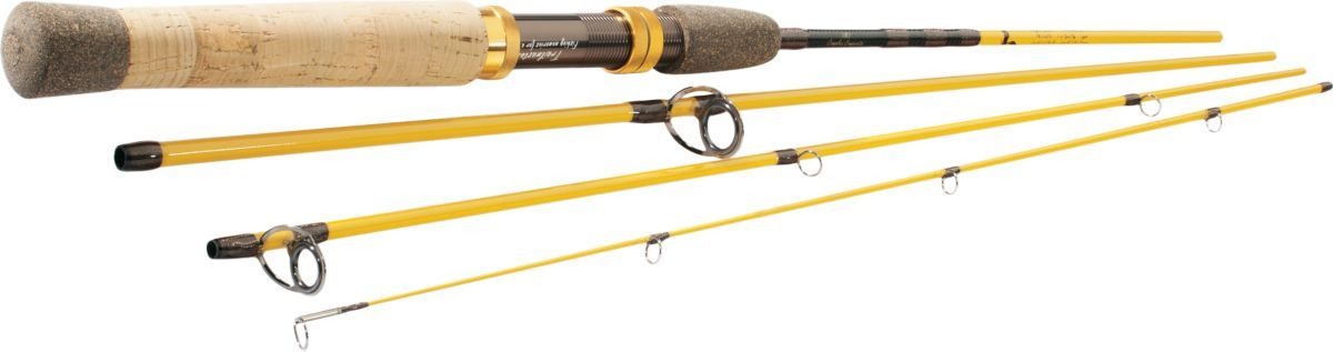 eagle claw raptor spinning combo Eagle Claw Trailmaster 4-pc Spinning/Fly Travel Rod 7' 6" TML76SF4