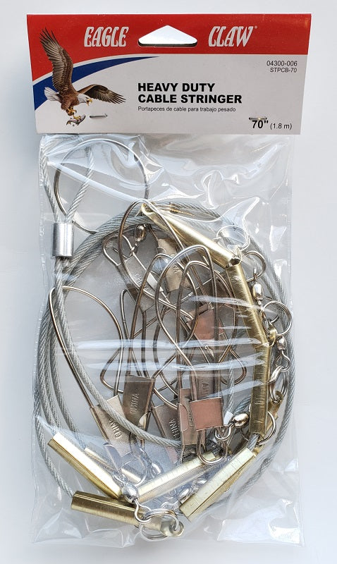 Eagle Claw 70in Heavy Duty Cable Stringer STPCB-70