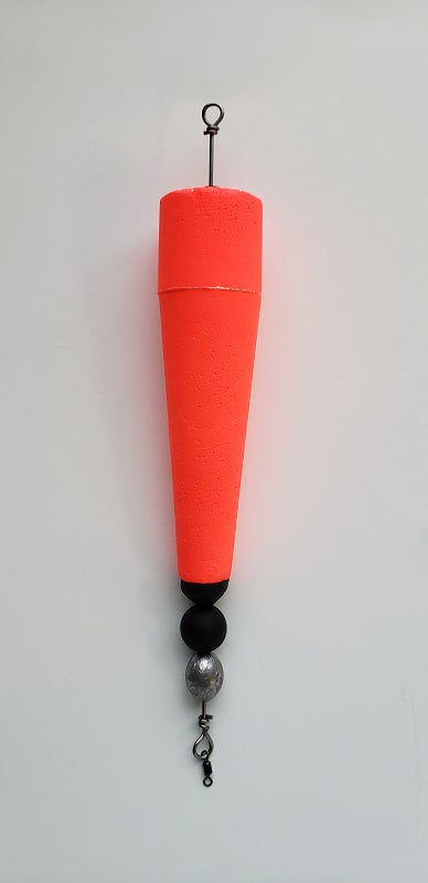 Four Horsemen Tackle Concave Popper Cork Red 5" 1pk