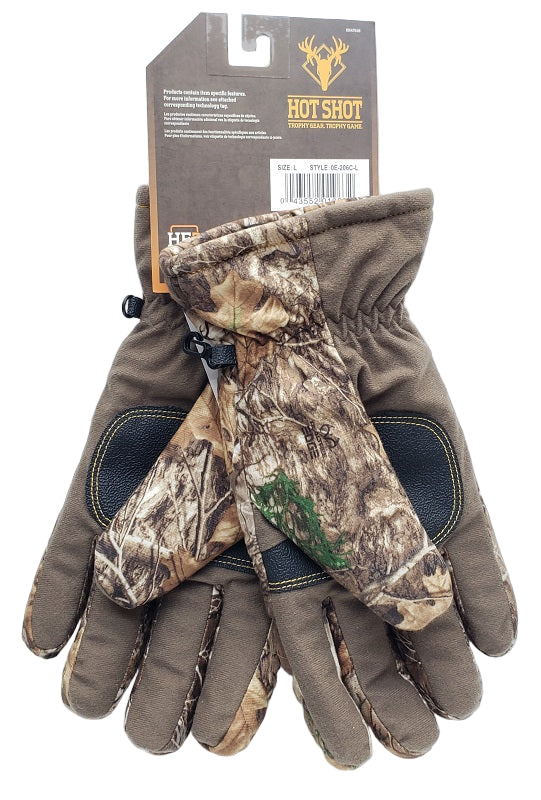 Hot Shot Men's Realtree Edge Gloves Large