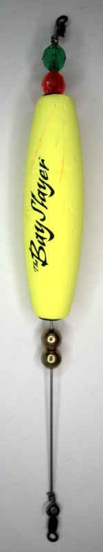 Comal Bay Slayer Cigar Rattle Float 3" Yellow
