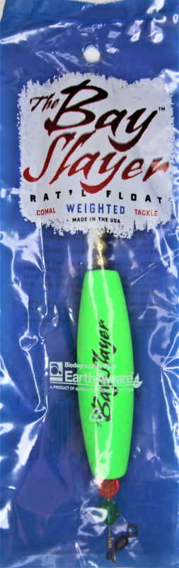 Comal Bay Slayer Cigar Rattle Float 3" Green